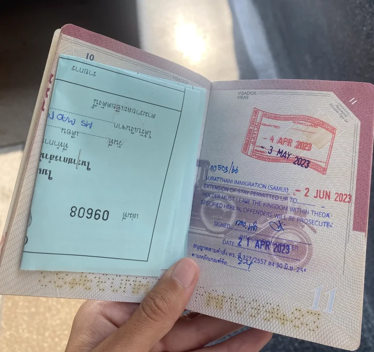 como extender visa turista tailandia