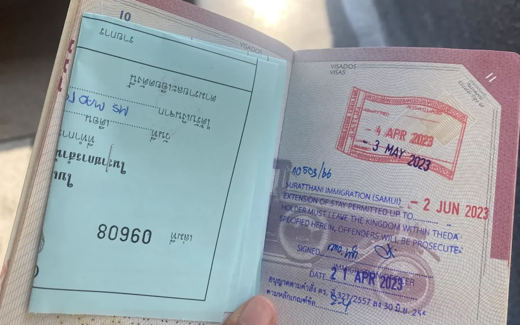 como extender visa turista tailandia