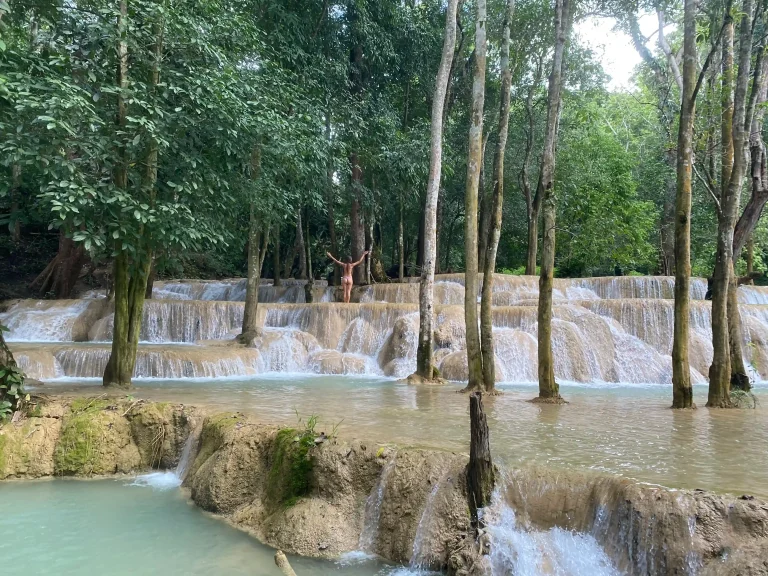 que ver en luang prabang, cascada tad sae