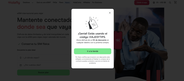 descuento holafly esim para japón