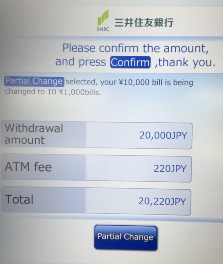 cajeros sin comisión en japón